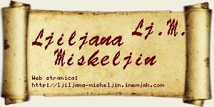 Ljiljana Miškeljin vizit kartica